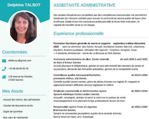 CV Delphine TALBOT